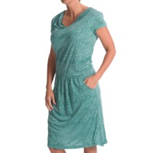 47%OFF レディースカジュアルドレス ノマディックトレーダーElianaのドレス - カウルネック、半袖（女性用） Nomadic Traders Eliana Dress - Cowl Neck Short Sleeve (For Women)画像